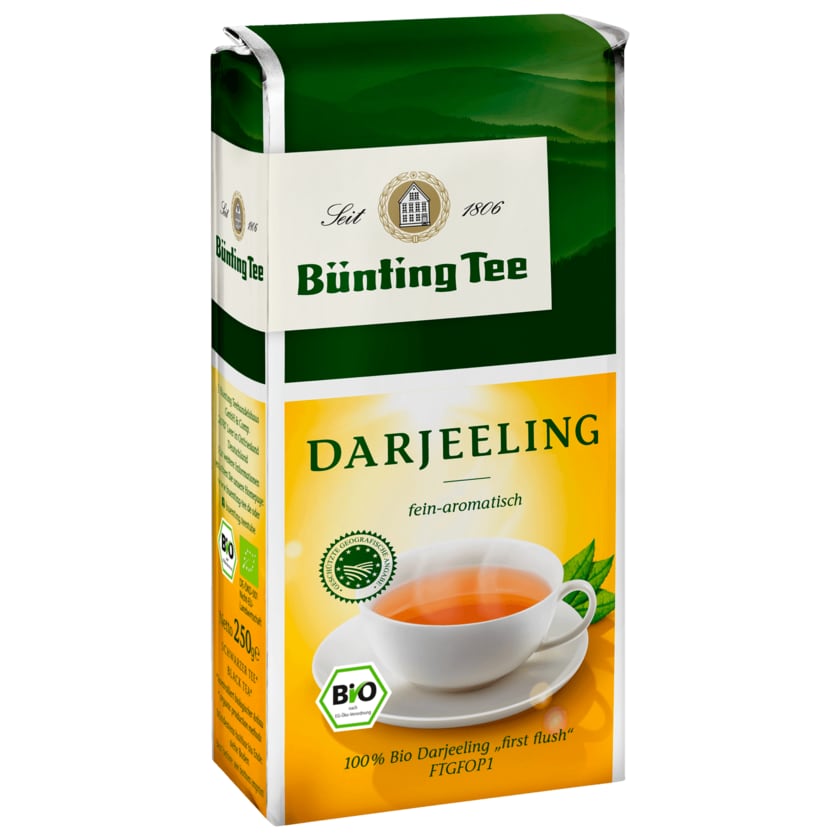 Bünting Tee Bio Darjeeling 250g